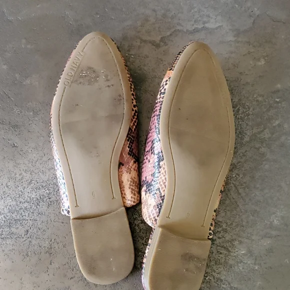 Snake print slip-on shoes - Picture 3 of 7